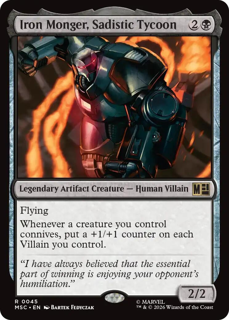 Image for Iron Monger, Sadistic Tycoon [45] - Magic: The Gathering