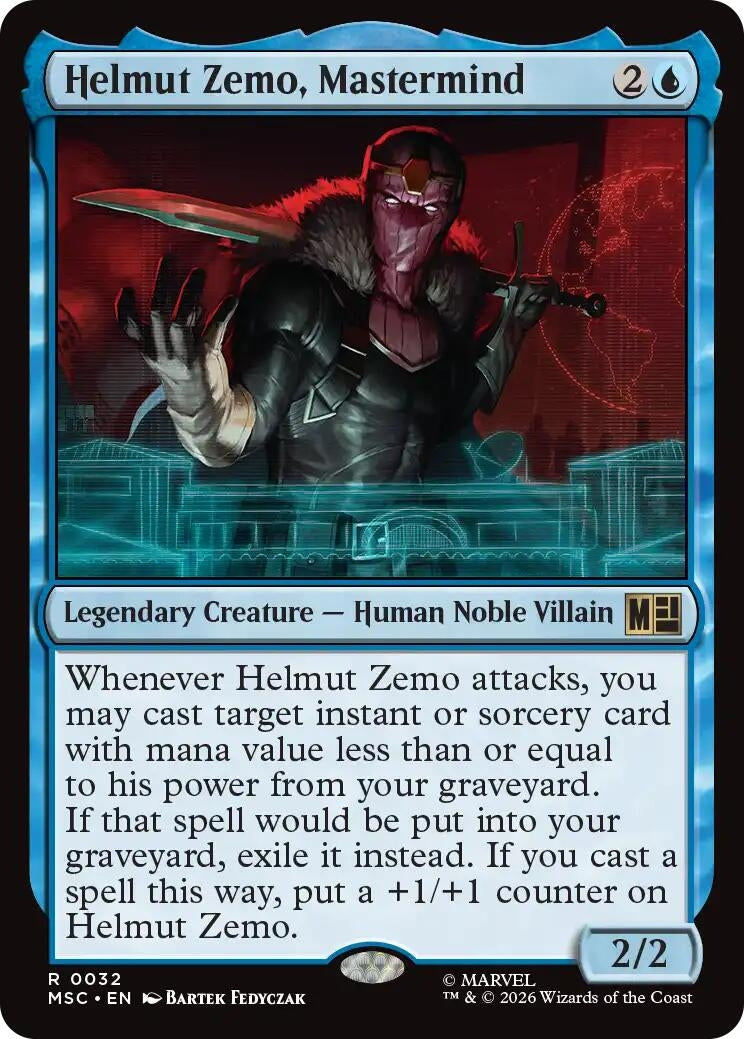 Image for Helmut Zemo, Mastermind [32] - Magic: The Gathering