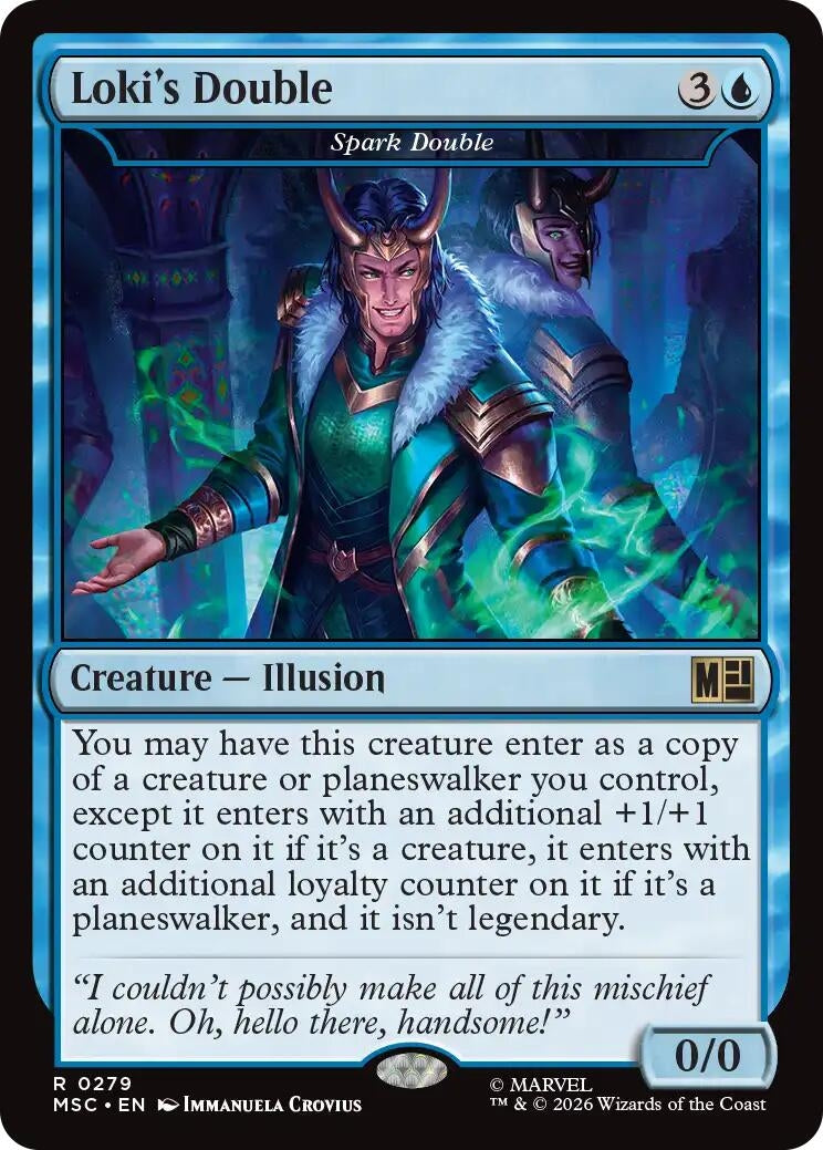 Image for Loki's Double - Spark Double [279] - Magic: The Gathering