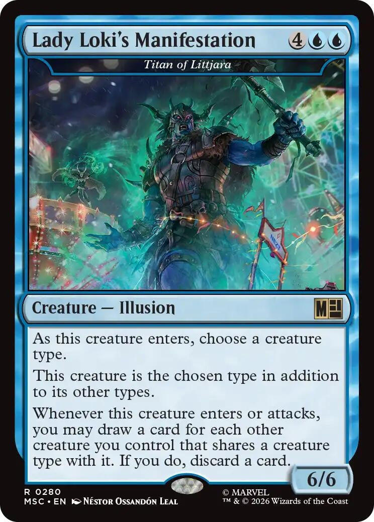 Image for Lady Loki's Manifestation - Titan of Littjara [280] - Magic: The Gathering
