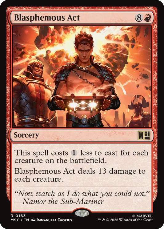 Image for Blasphemous Act [163] - Magic: The Gathering