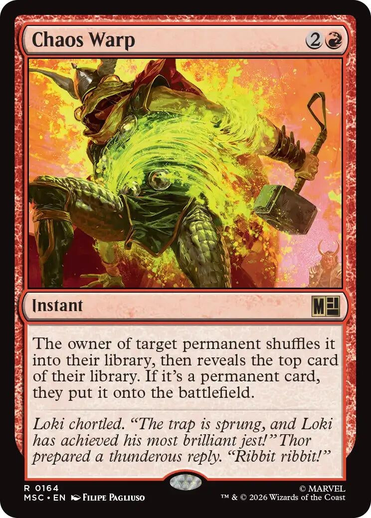 Image for Chaos Warp [164] - Magic: The Gathering
