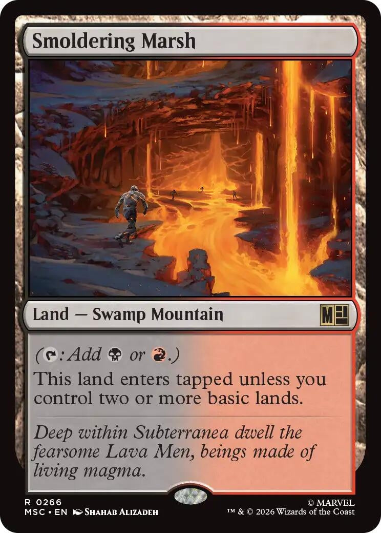 Image for Smoldering Marsh [266] - Magic: The Gathering