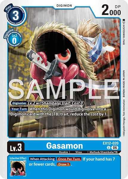 Image for Gasamon [EX12-020 U] - Digimon Card Game