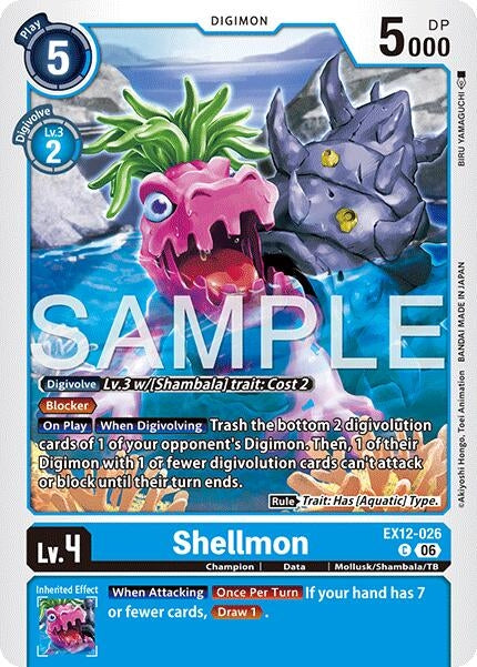 Image for Shellmon [EX12-026 C] - Digimon Card Game