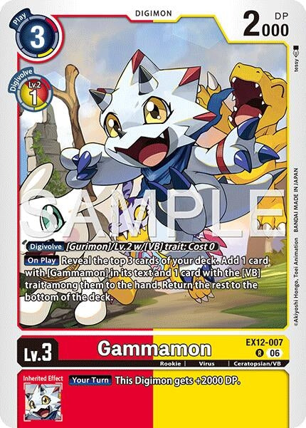 Image for Gammamon [EX12-007 R] - Digimon Card Game