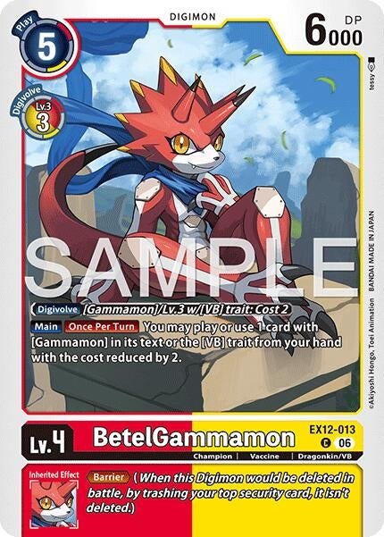 Image for BetelGammamon [EX12-013 C] - Digimon Card Game