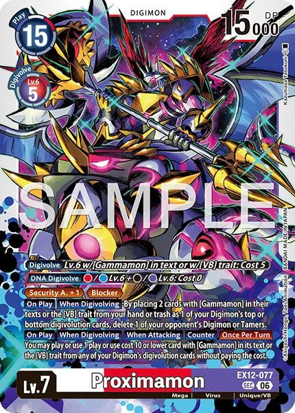 Image for Proximamon [EX12-077 SEC] - Digimon Card Game