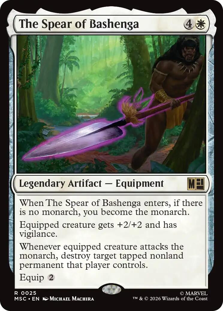 Image for The Spear of Bashenga [25] - Magic: The Gathering