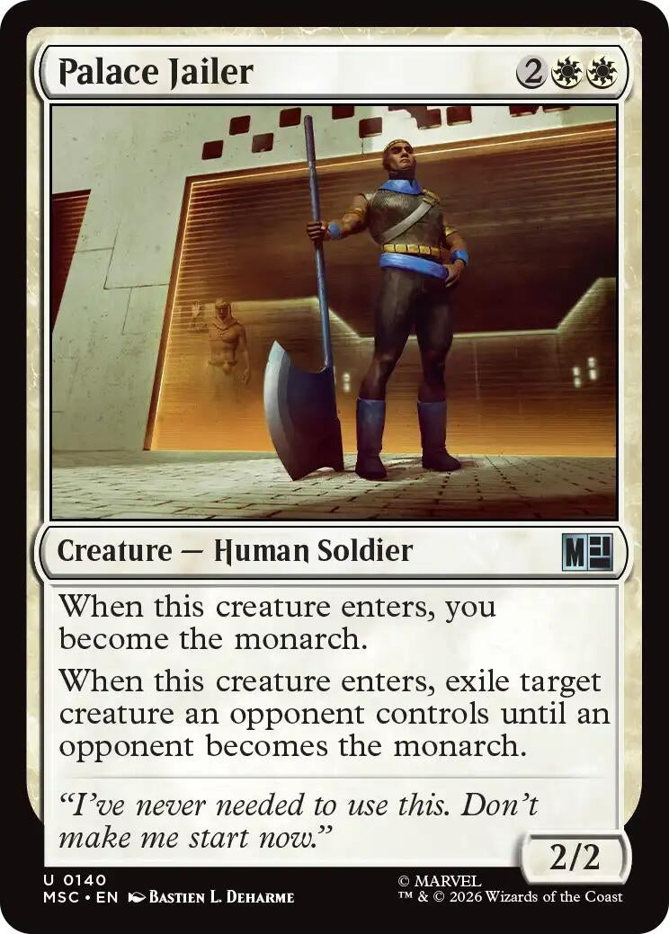 Image for Palace Jailer [140] - Magic: The Gathering