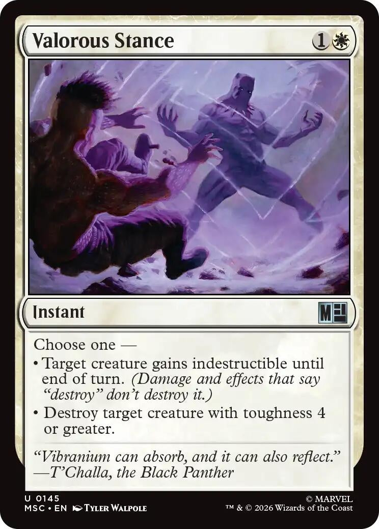 Image for Valorous Stance [145] - Magic: The Gathering