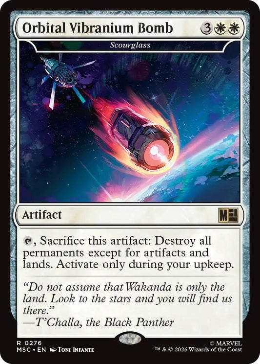Image for Orbital Vibranium Bomb - Scourglass [276] - Magic: The Gathering