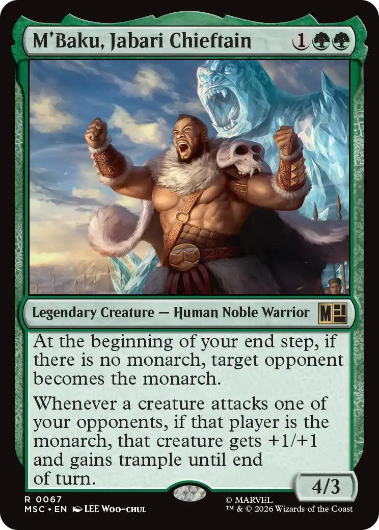 Image for M'Baku, Jabari Chieftain [67] - Magic: The Gathering