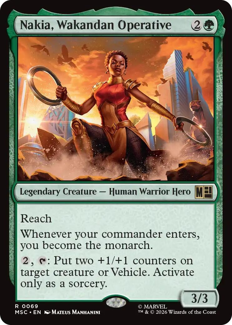 Image for Nakia, Wakandan Operative [69] - Magic: The Gathering