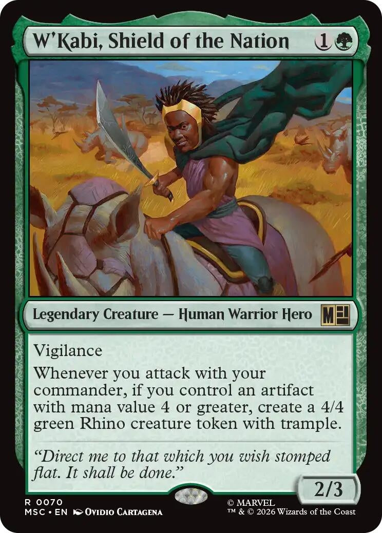Image for W'Kabi, Shield of the Nation [70] - Magic: The Gathering
