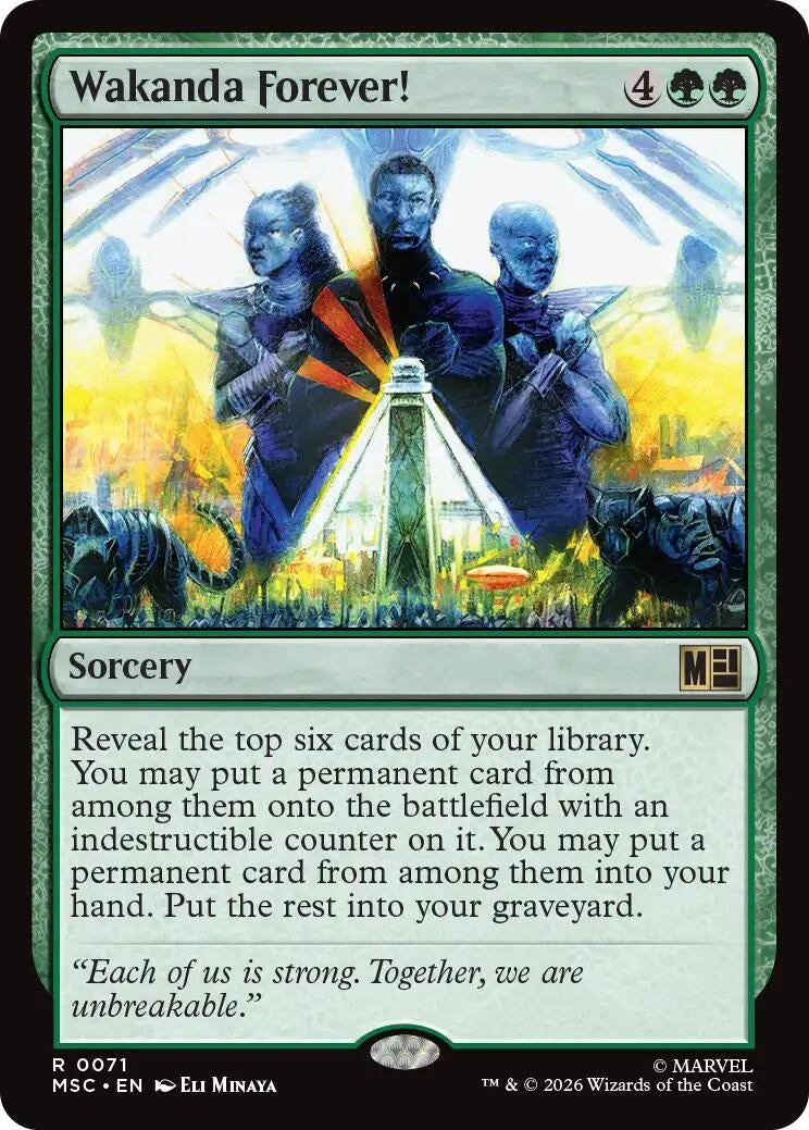 Image for Wakanda Forever! [71] - Magic: The Gathering