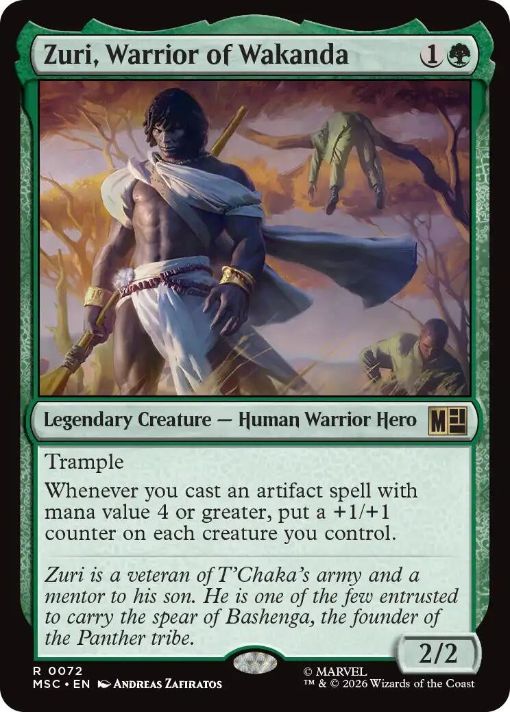 Image for Zuri, Warrior of Wakanda [72] - Magic: The Gathering