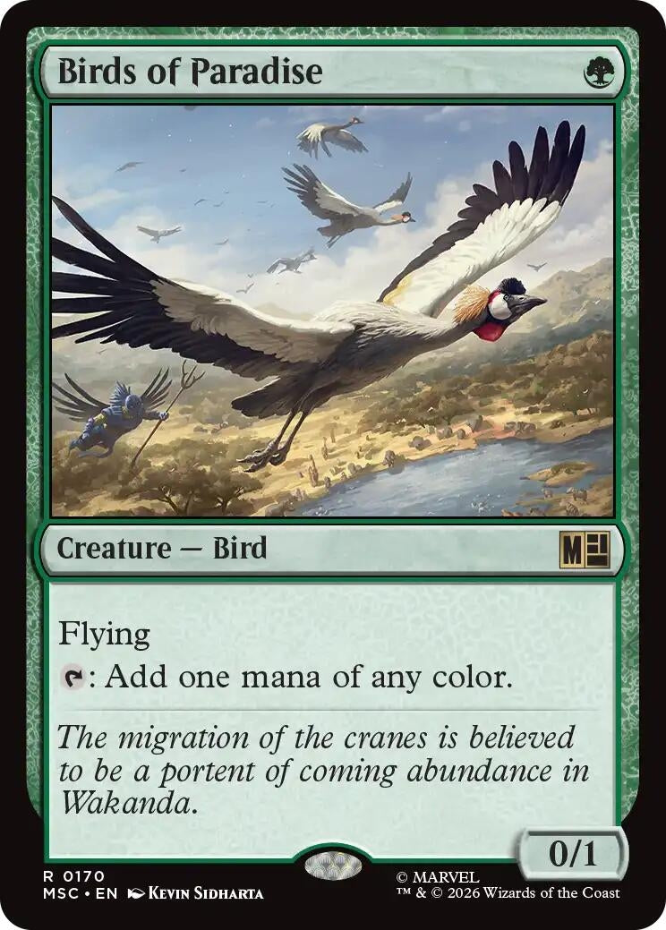 Image for Birds of Paradise [170] - Magic: The Gathering