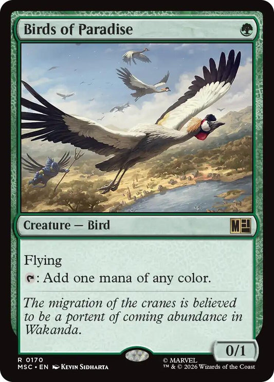 Image for Birds of Paradise [170] - Magic: The Gathering