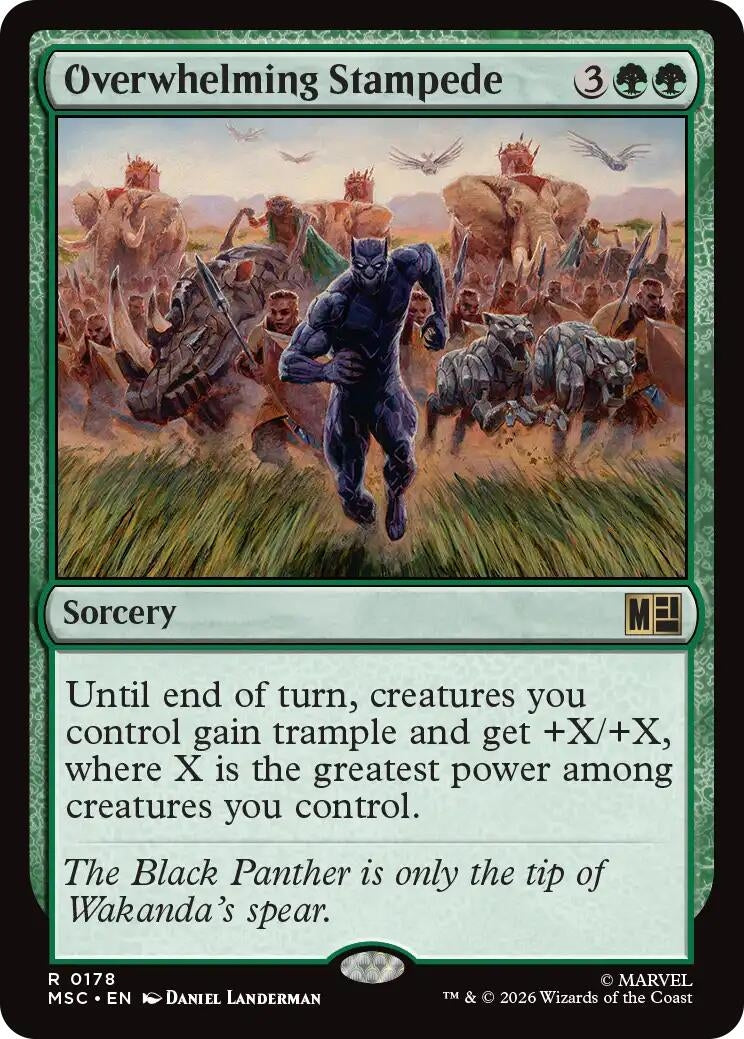 Image for Overwhelming Stampede [178] - Magic: The Gathering