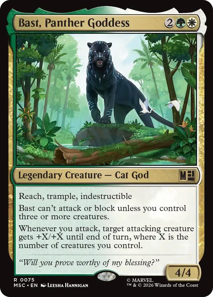 Image for Bast, Panther Goddess [75] - Magic: The Gathering