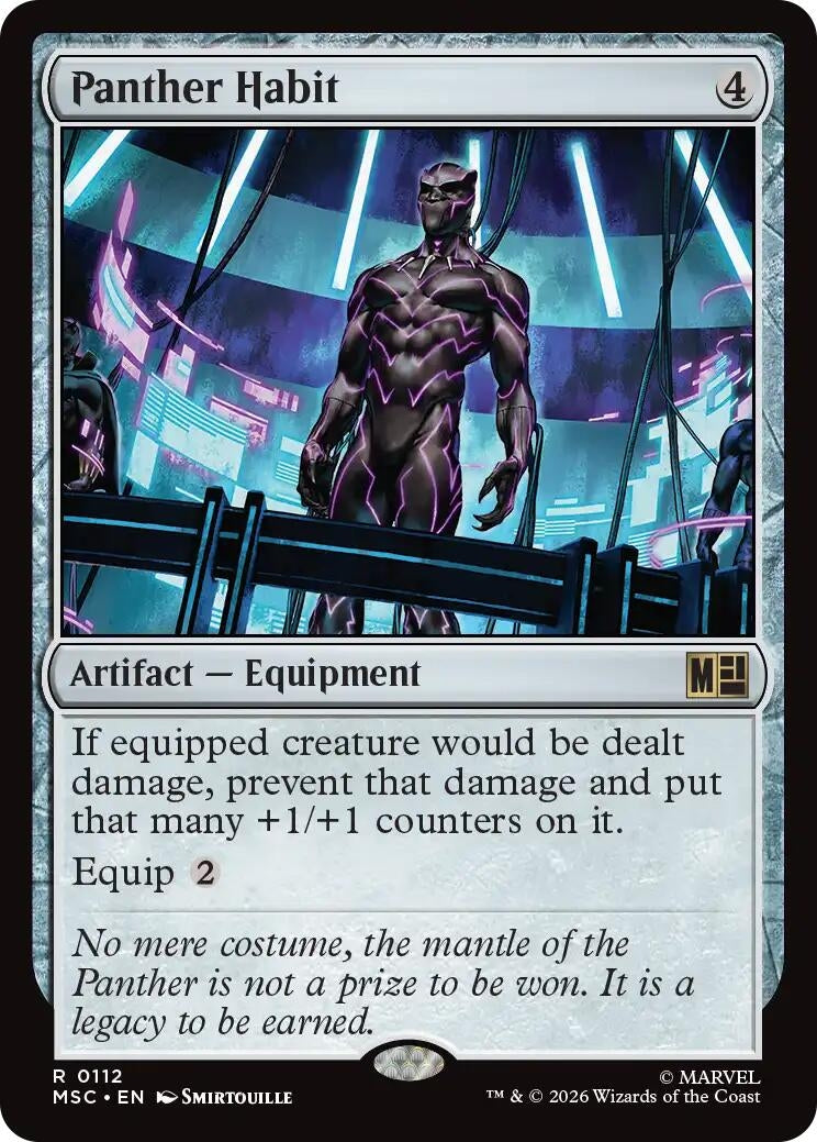 Image for Panther Habit [112] - Magic: The Gathering