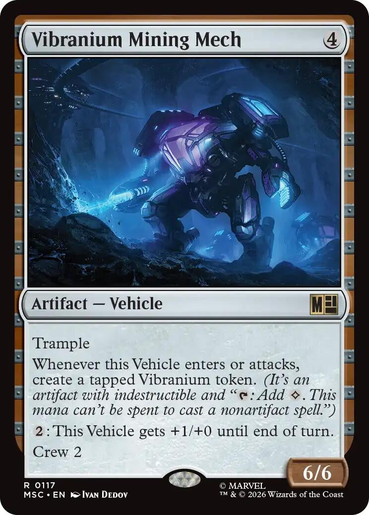 Image for Vibranium Mining Mech [117] - Magic: The Gathering