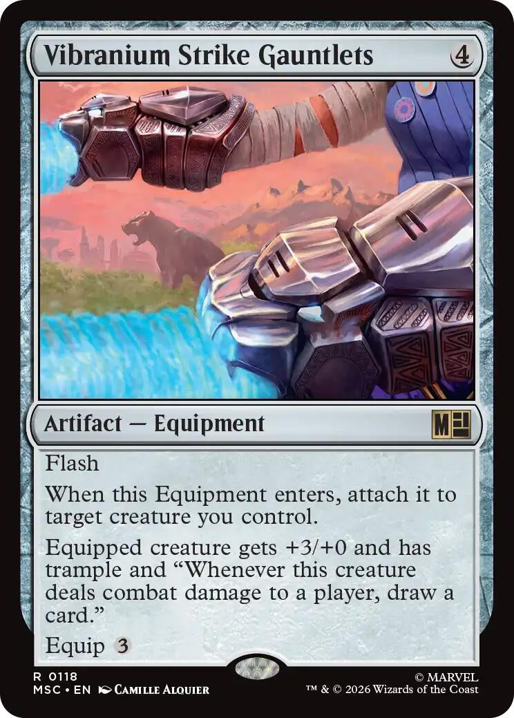 Image for Vibranium Strike Gauntlets [118] - Magic: The Gathering