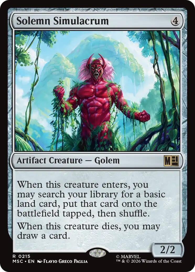 Image for Solemn Simulacrum [215] - Magic: The Gathering