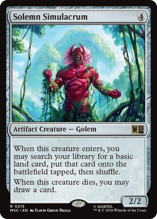 Image for Solemn Simulacrum [215] - Magic: The Gathering