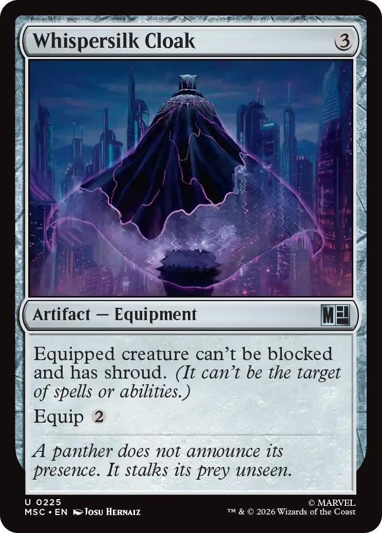 Image for Whispersilk Cloak [225] - Magic: The Gathering
