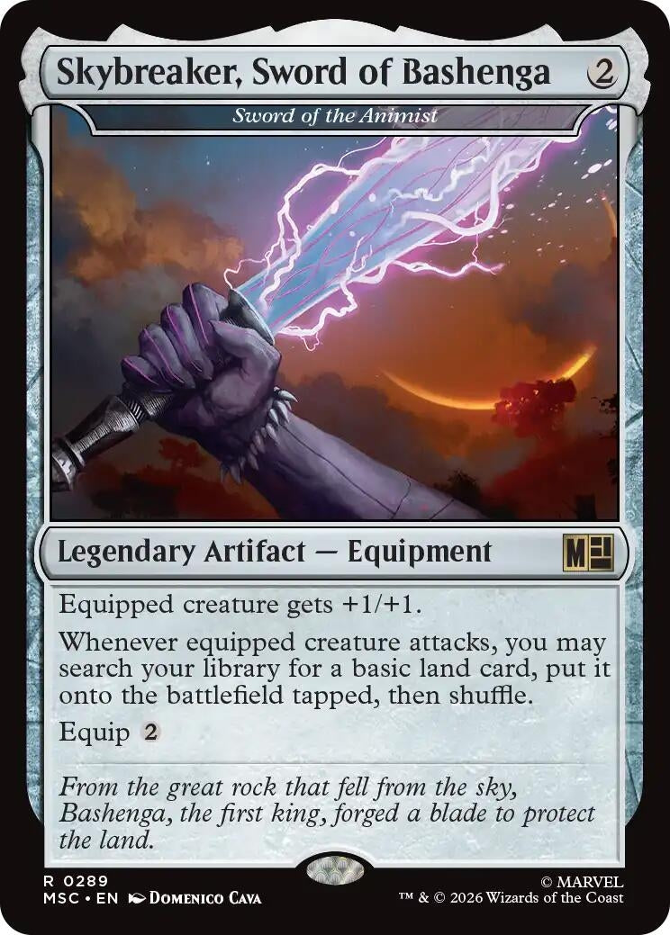 Image for Skybreaker, Sword of Bashenga - Sword of the Animist [289] - Magic: The Gathering