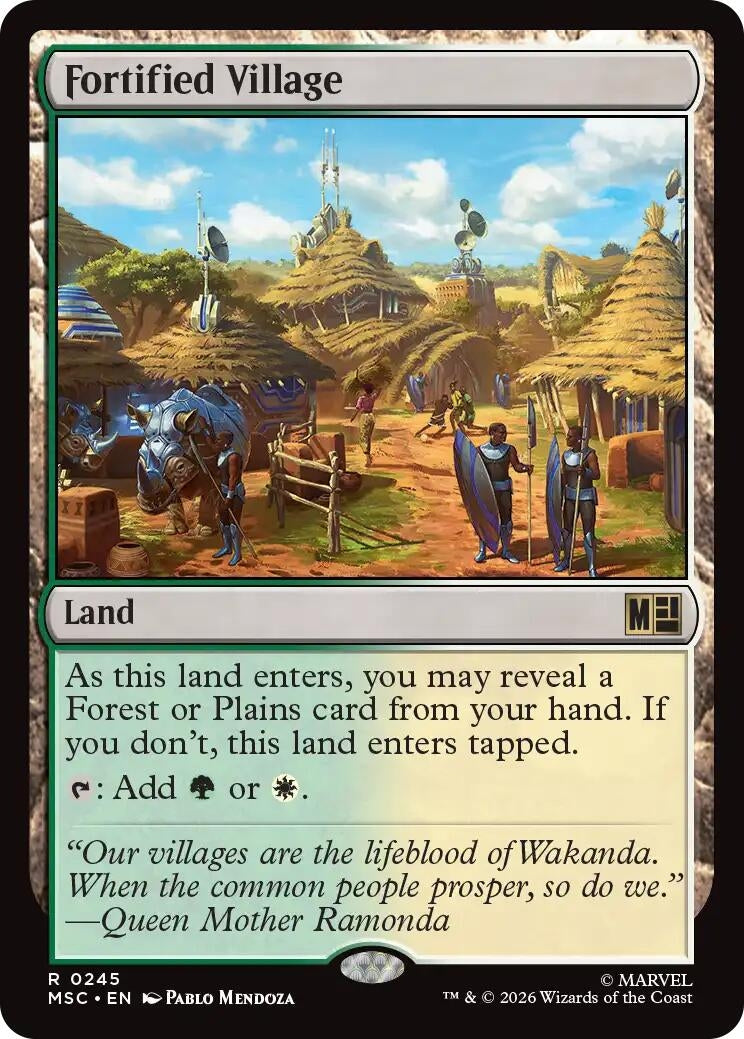 Image for Fortified Village [245] - Magic: The Gathering