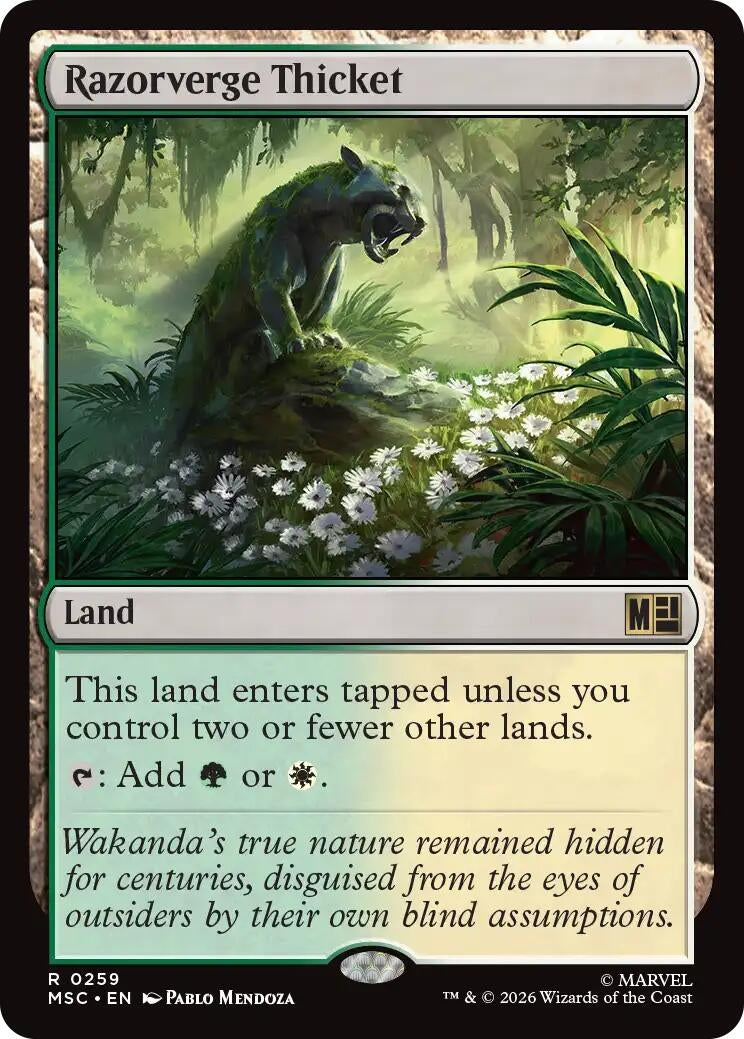 Image for Razorverge Thicket [259] - Magic: The Gathering