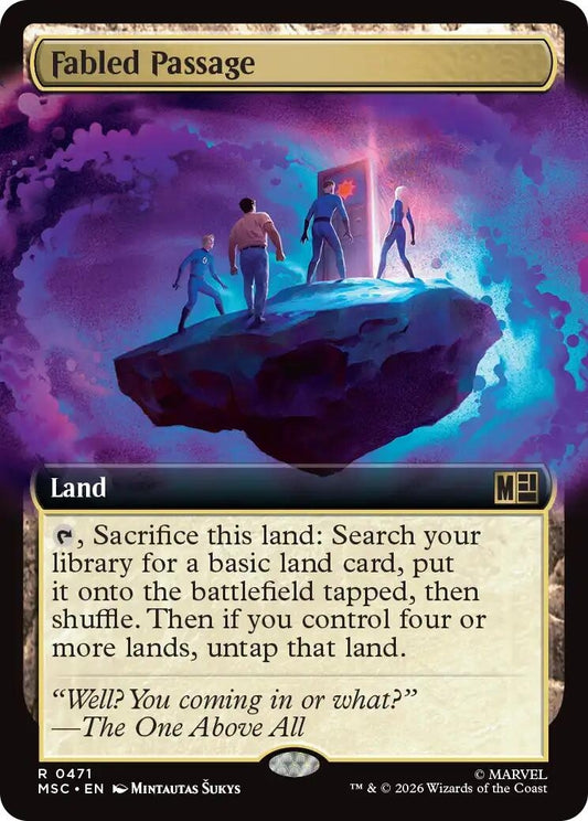 Image for Fabled Passage (Extended Art) [471] - Magic: The Gathering