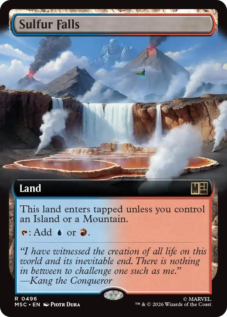 Image for Sulfur Falls (Extended Art) [496] - Magic: The Gathering