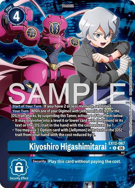 Image for Kiyoshiro Higashimitarai (Alternate Art) [EX12-067 R] - Digimon Card Game