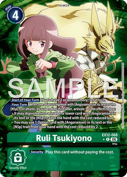 Image for Ruli Tsukiyono (Alternate Art) [EX12-068 R] - Digimon Card Game