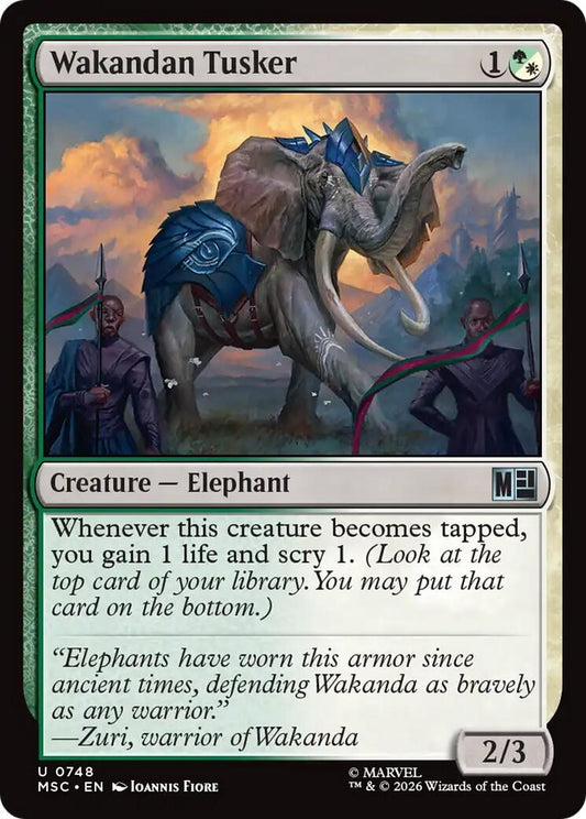 Image for Wakandan Tusker [748] - Magic: The Gathering