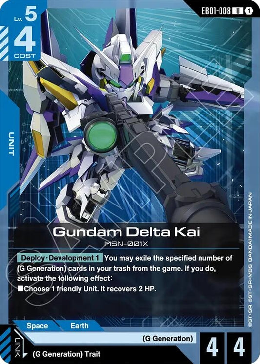 Image for Gundam Delta Kai [EB01-008] - Gundam Card Game