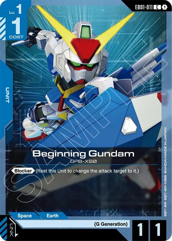 Image for Beginning Gundam [EB01-011] - Gundam Card Game