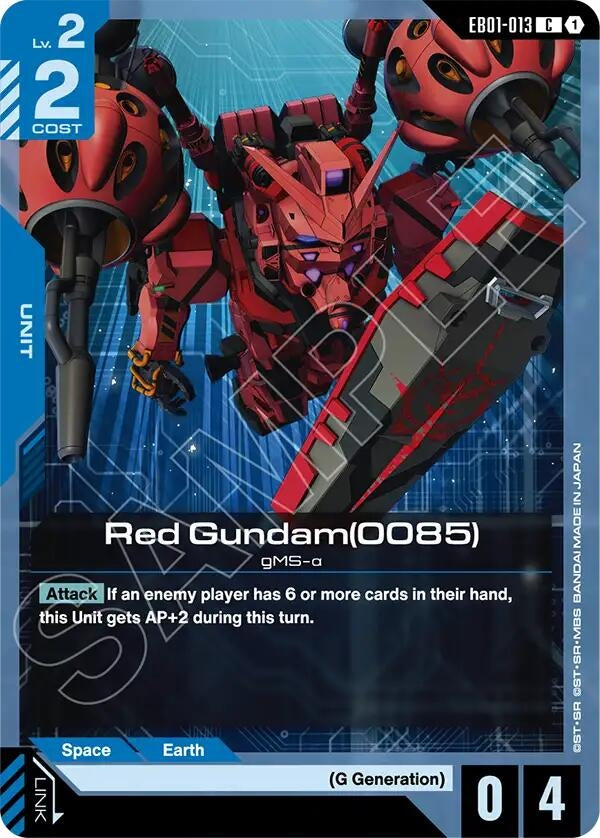 Image for Red Gundam(0085) [EB01-013] - Gundam Card Game