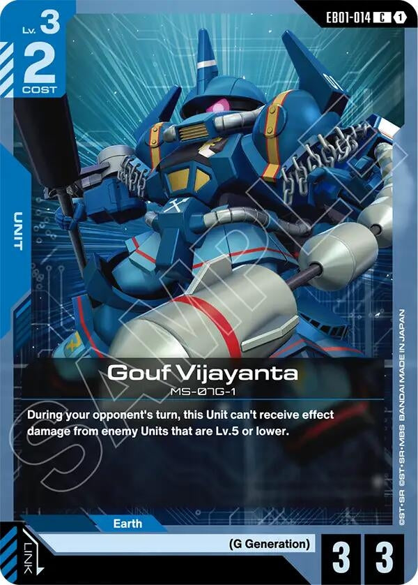 Image for Gouf Vijayanta [EB01-014] - Gundam Card Game