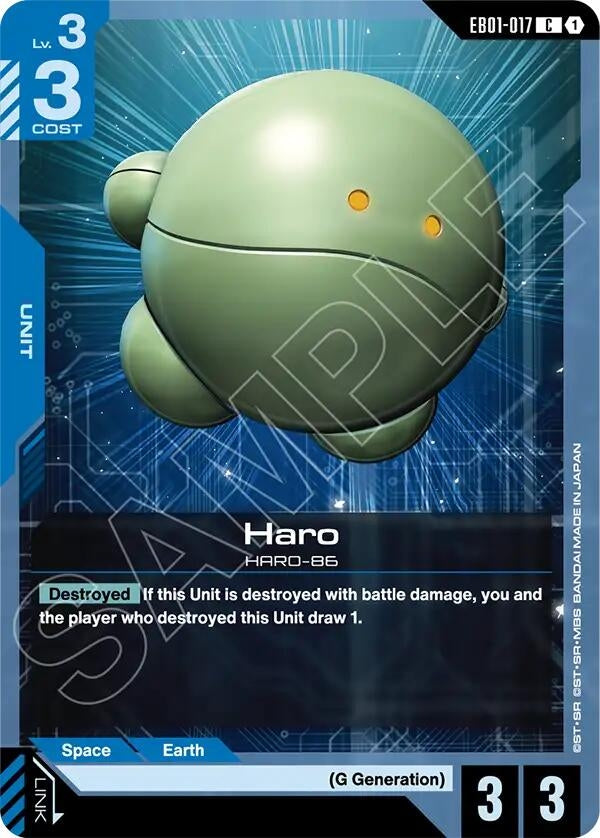 Image for Haro [EB01-017] - Gundam Card Game
