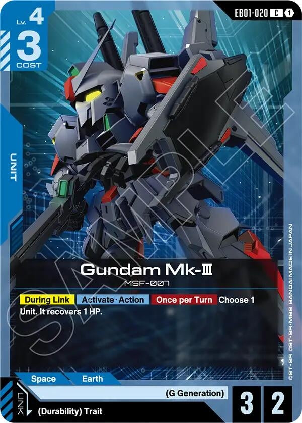 Image for Gundam Mk-III [EB01-020] - Gundam Card Game