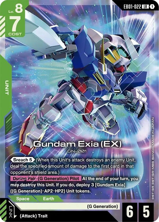 Image for Gundam Exia (EX) [EB01-022] - Gundam Card Game