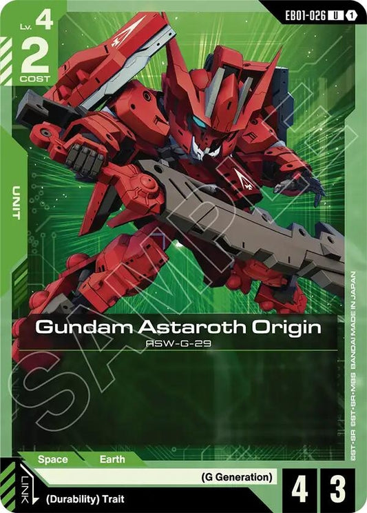 Image for Gundam Astaroth Origin [EB01-026] - Gundam Card Game