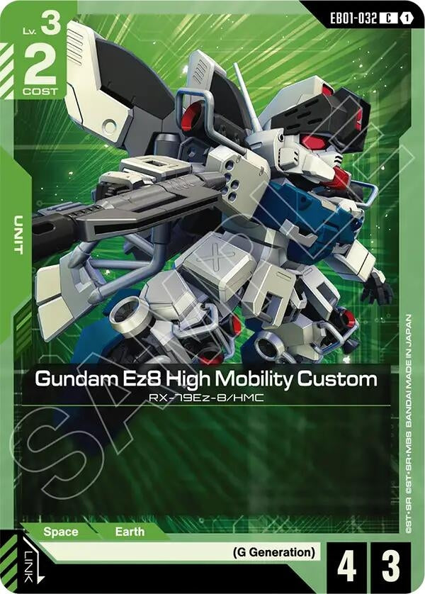 Image for Gundam Ez8 High Mobility Custom [EB01-032] - Gundam Card Game