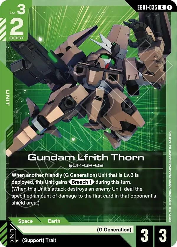 Image for Gundam Lfrith Thorn [EB01-035] - Gundam Card Game