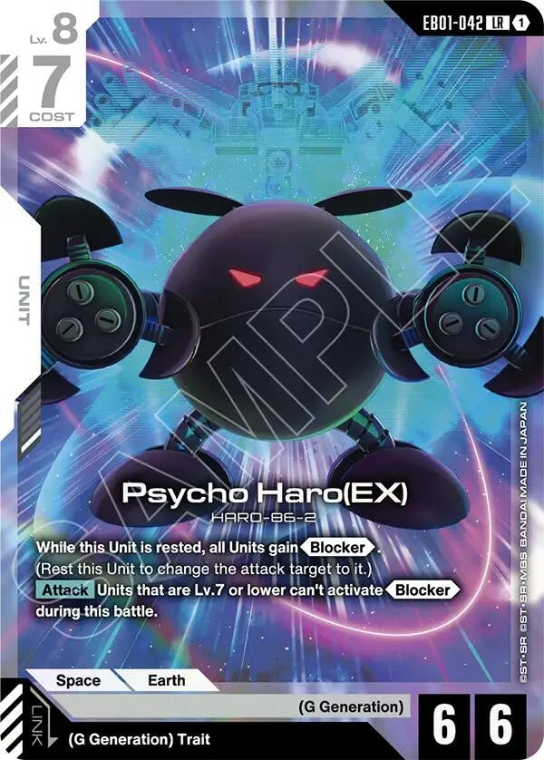 Image for Psycho Haro (EX) [EB01-042] - Gundam Card Game